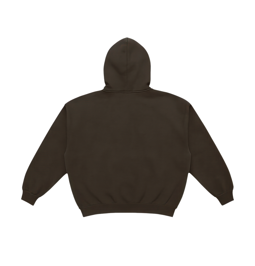 Essential Hoodie Brown - Image 2