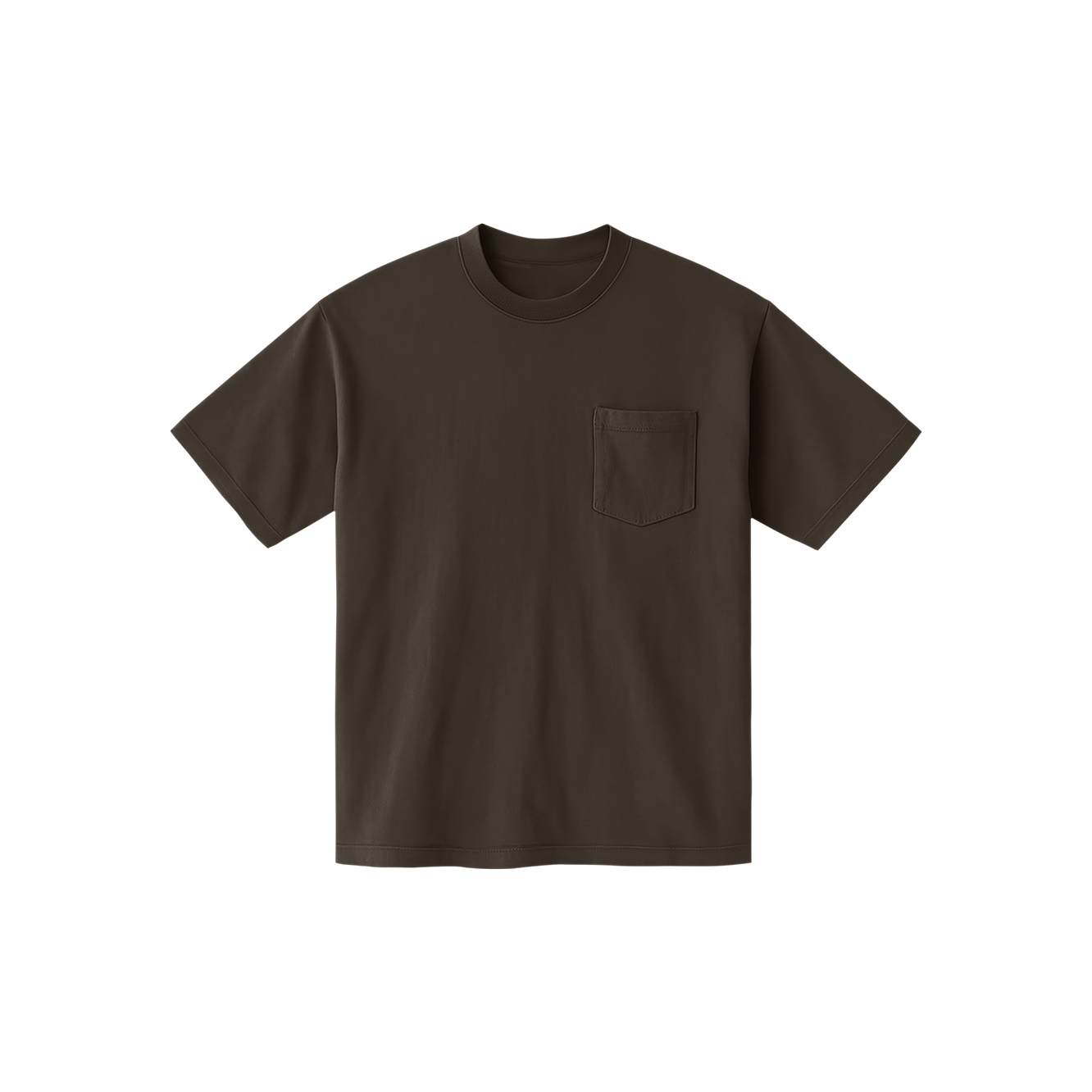 Pocket T-Shirt Brown